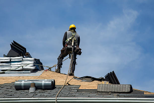 Professional Roof Replacement technician working in Anderson, CA